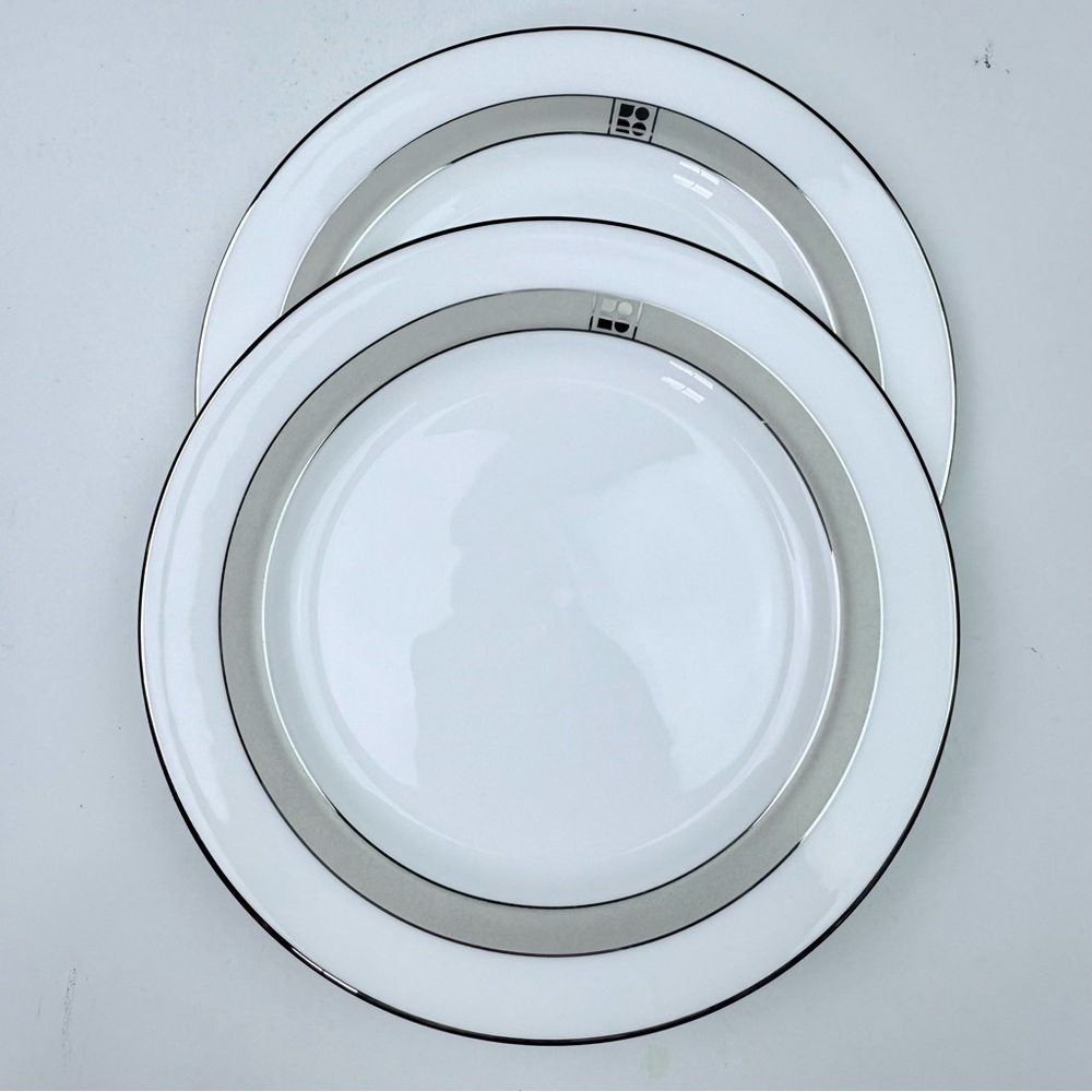 KATE SPADE x LENOX Noel Platinum Alabaster Small Plates